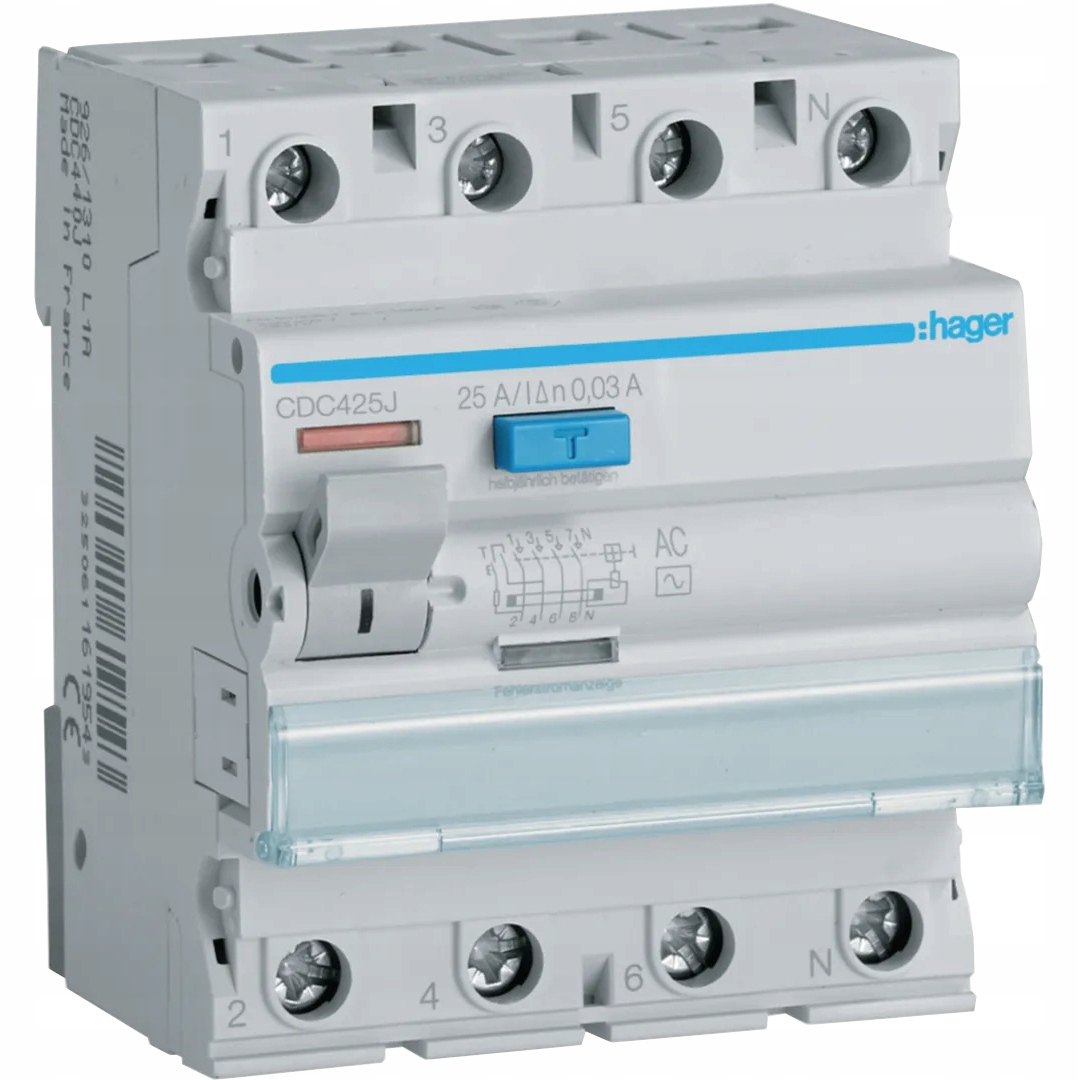 Wyłącznik RCD Hager